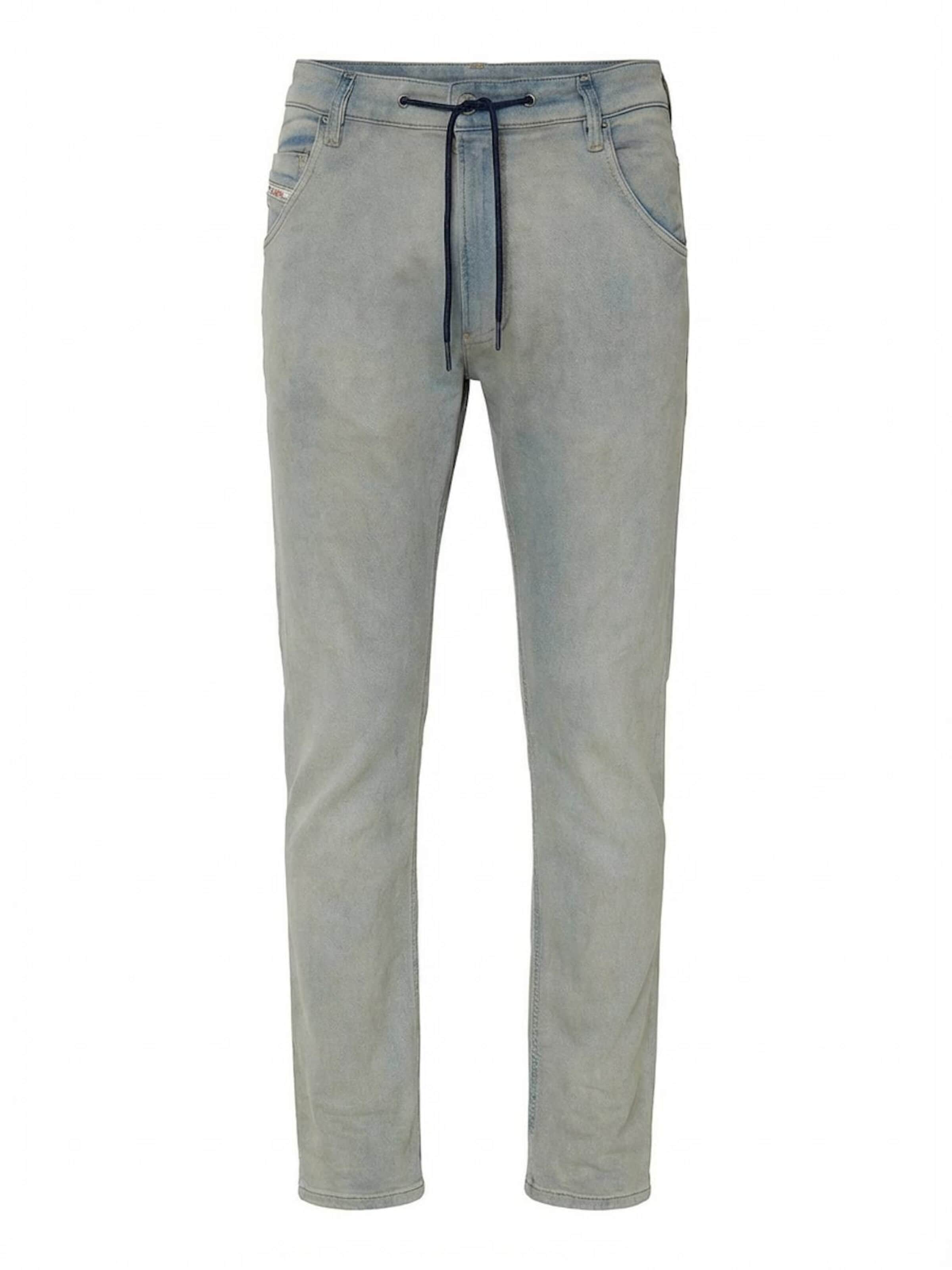 DIESEL - Calças de ganga 'Superstretch JoggJeans Krooley' em cinzento: frente