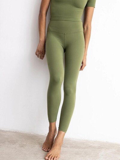 MyLibi Leggings i XS/regular i mörkgrön, Produktvy