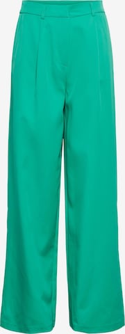 PIECES - regular Pantalón plisado en verde