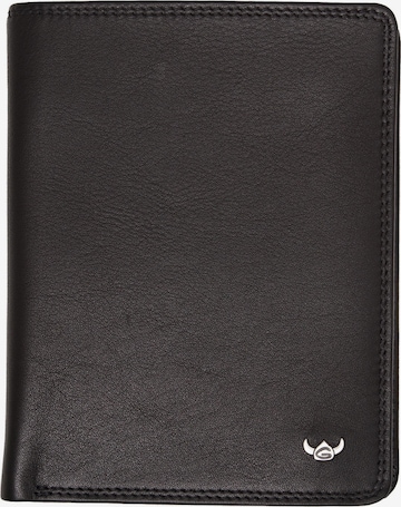 GOLDEN HEAD Wallet 'Polo' in Black: front