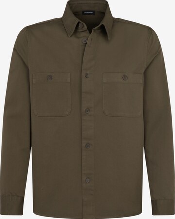 Studio Seidensticker Button Up Shirt in Green: front