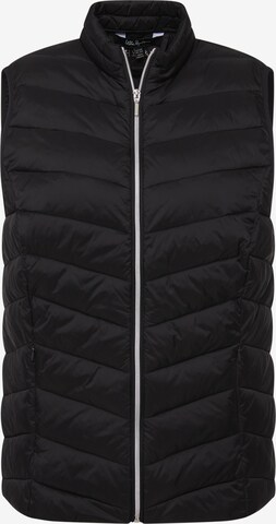 Ulla Popken Bodywarmer in Zwart: voorkant