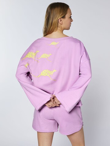 CHIEMSEE Sweatshirt in Purple