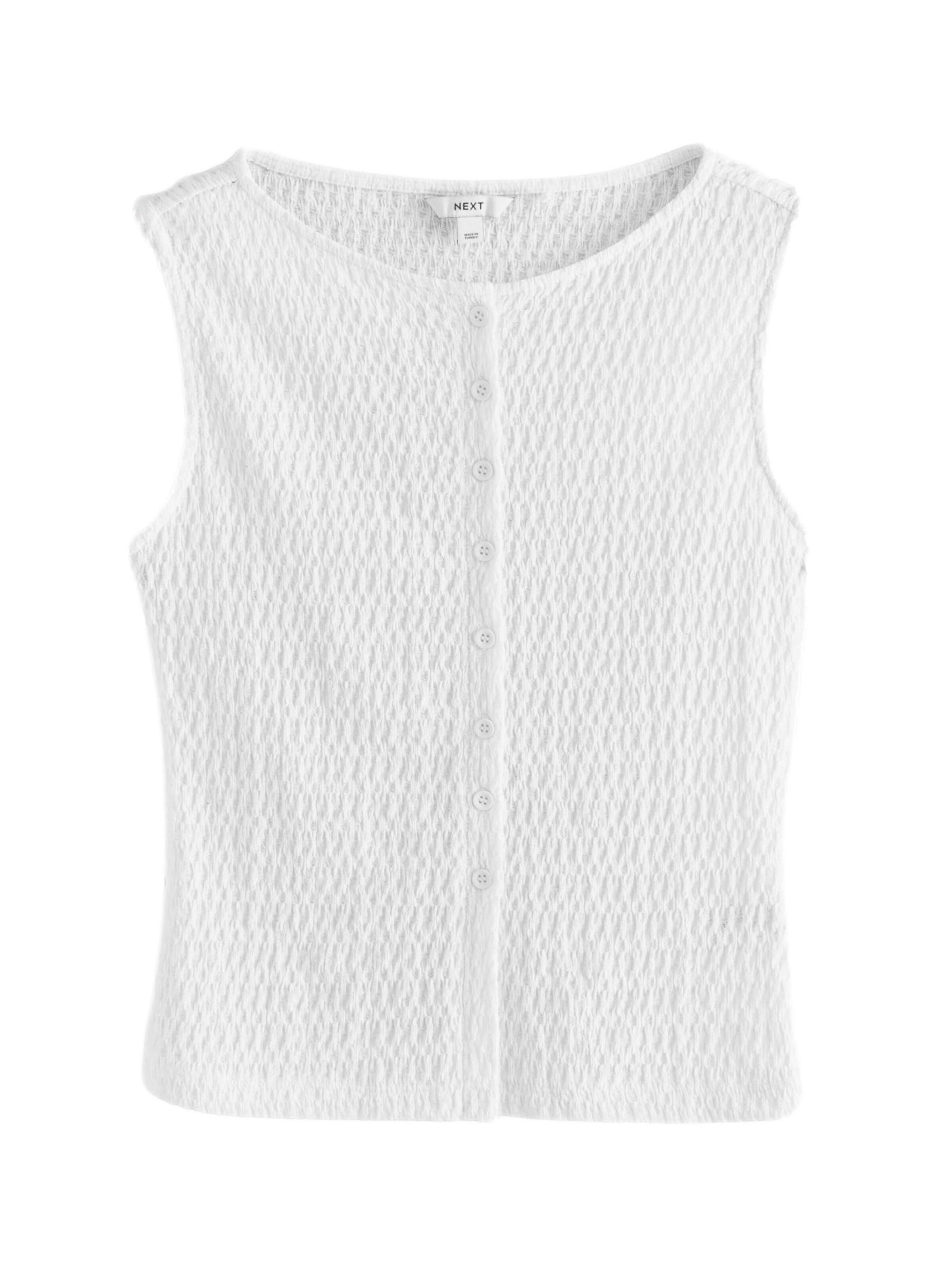 Next Halenka – bílá: přední strana