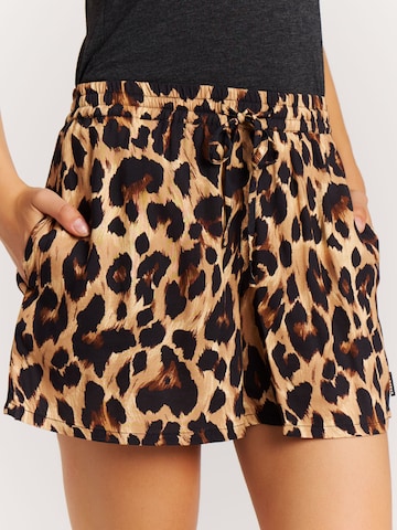 PROTEST Regular Pants 'PRTFact' in Brown