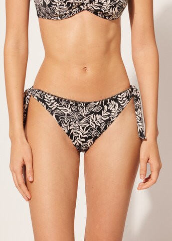 CALZEDONIA Bikini Bottoms in Black: front