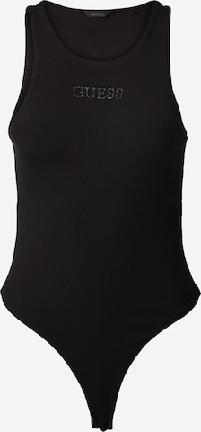 GUESSBodi majica - crna boja: prednji dio