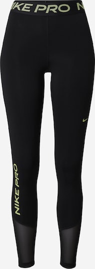 NIKE Pantalon de sport en citron vert / noir, Vue avec produit