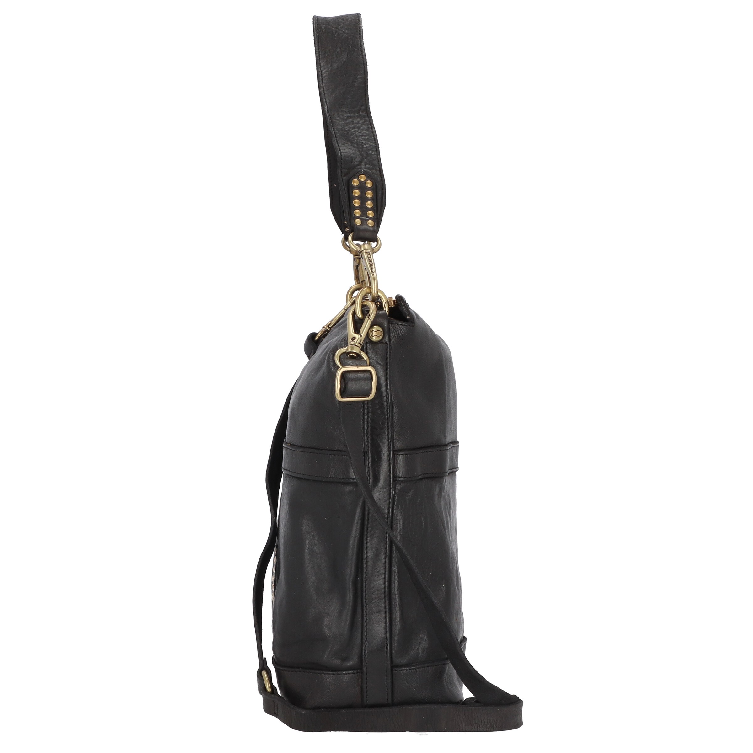 Campomaggi Schultertasche in Schwarz