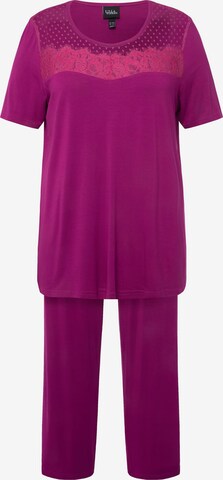 Ulla Popken Pajama in Purple: front