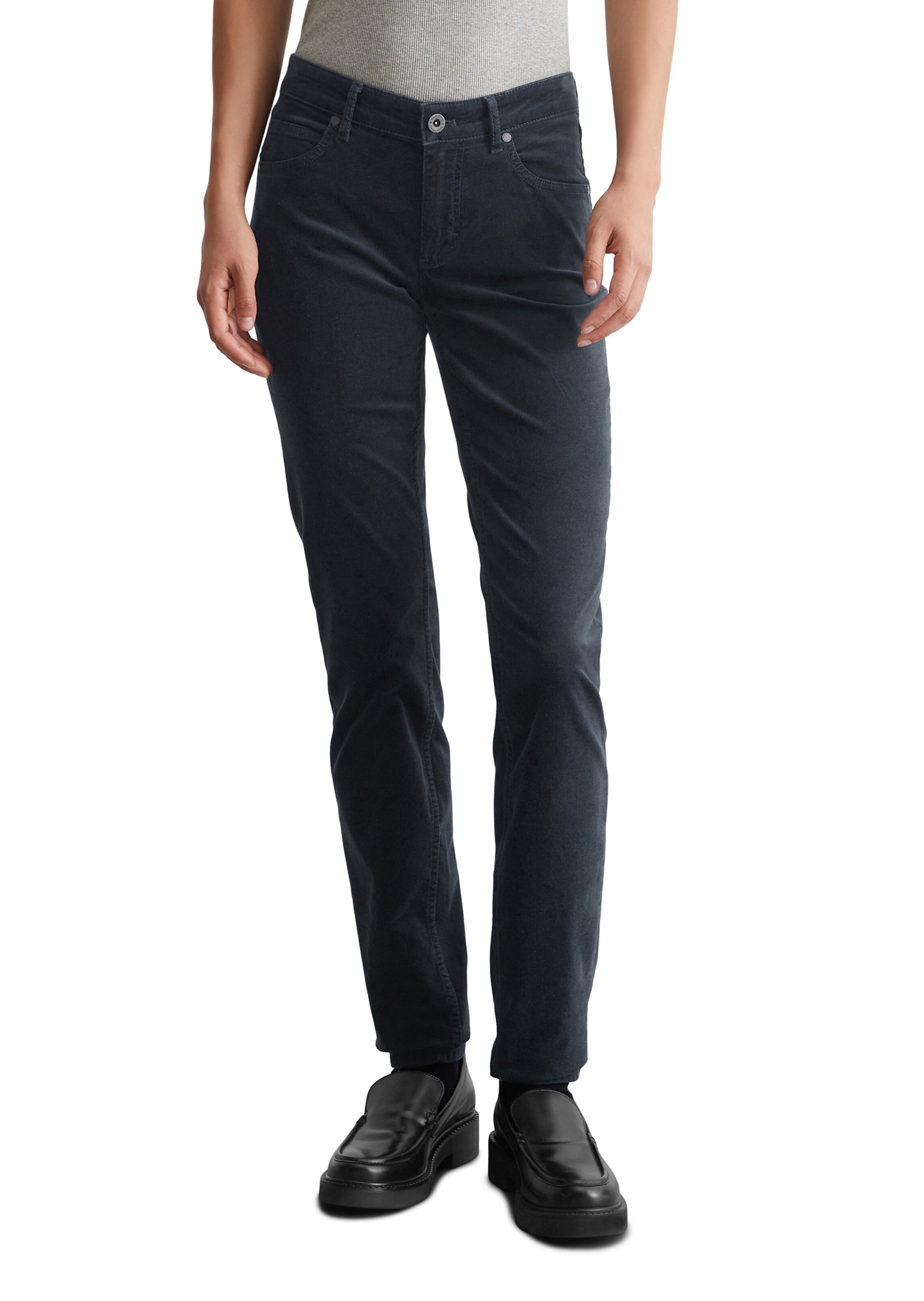 Marc O'Polo Слим Штаны 'Lulea' в Синий: спереди