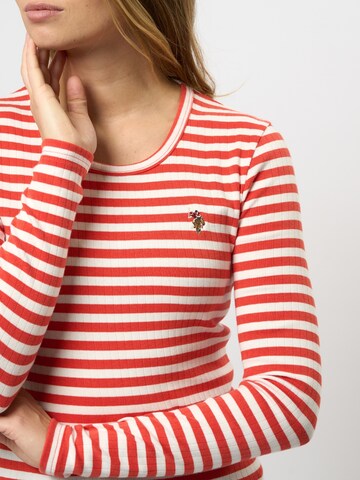 U.S. POLO ASSN. Shirts ' Chanett ' i rød