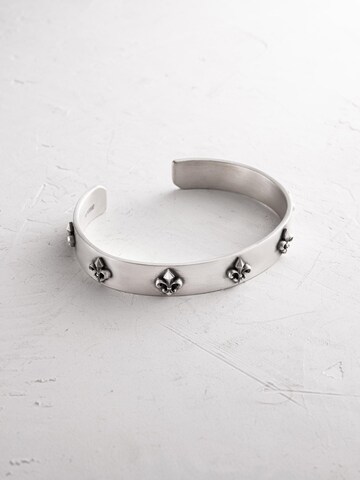 REYTEL Armband 'FLEUR DE LIS'‌‌‌‌‌‌‌‌‌ in Silber