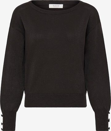 b.youngPulover 'BYMOBBE' - crna boja: prednji dio