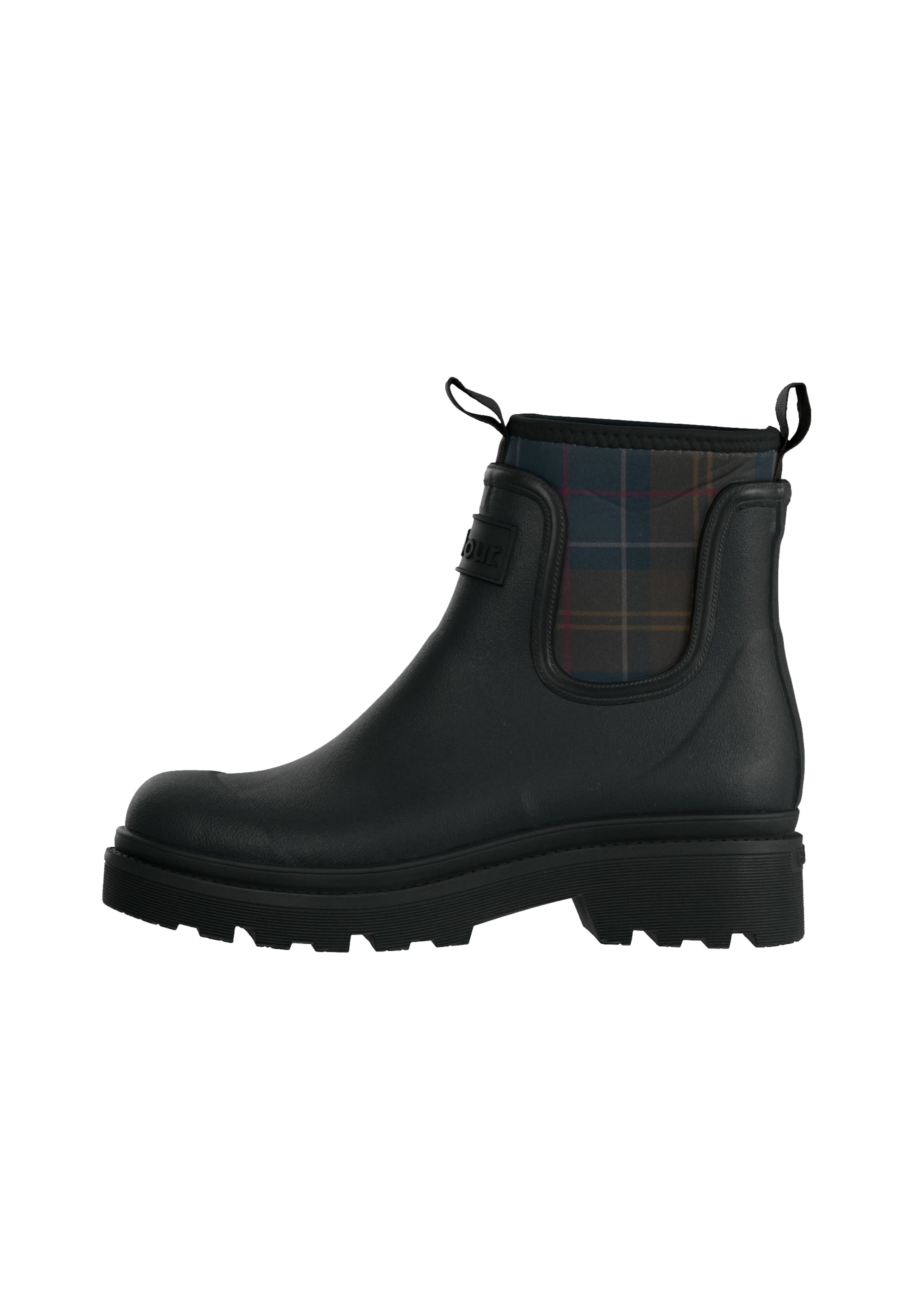 Barbour Chelsea Boots 'Cynthia Welly' in Black: front