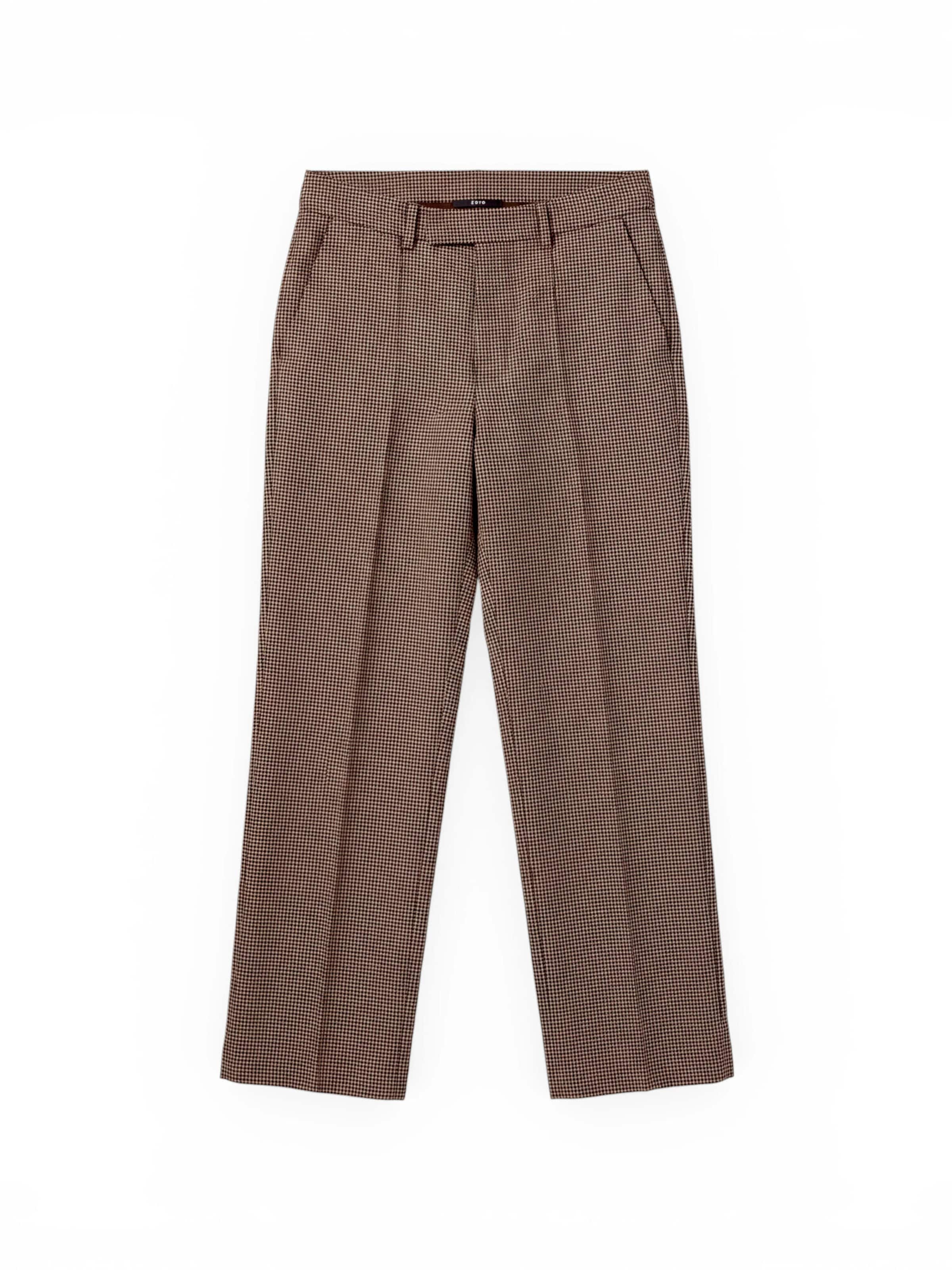 zero Regular Trousers in Beige: front
