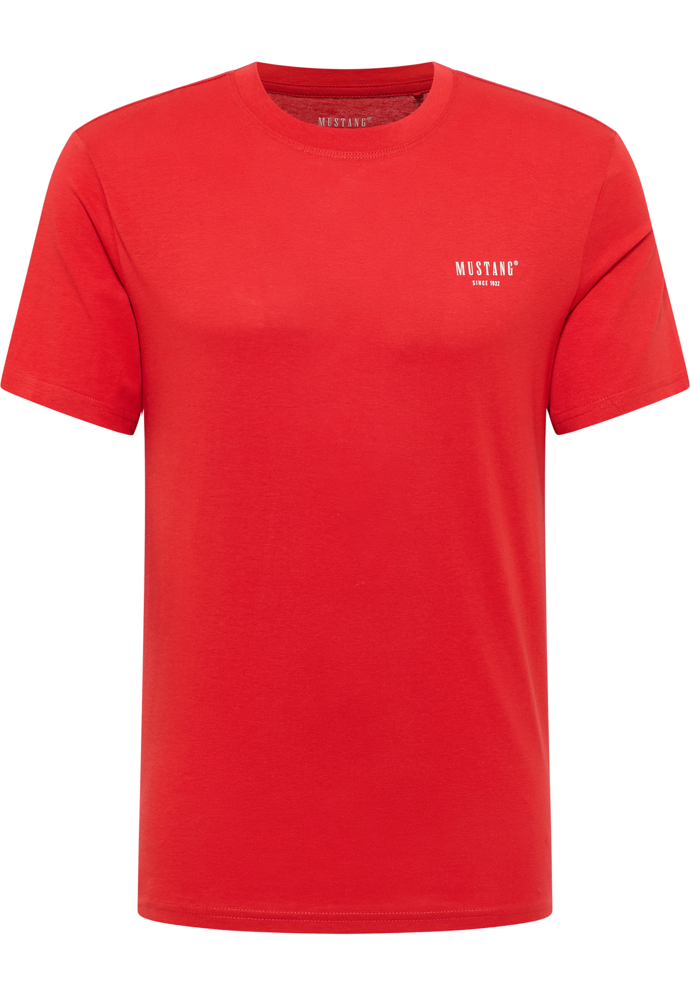 Maglietta 'Austin' di MUSTANG in rosso: frontale
