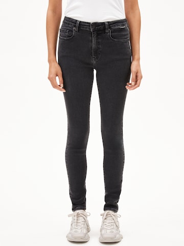 Skinny Jean ARMEDANGELS en noir : devant