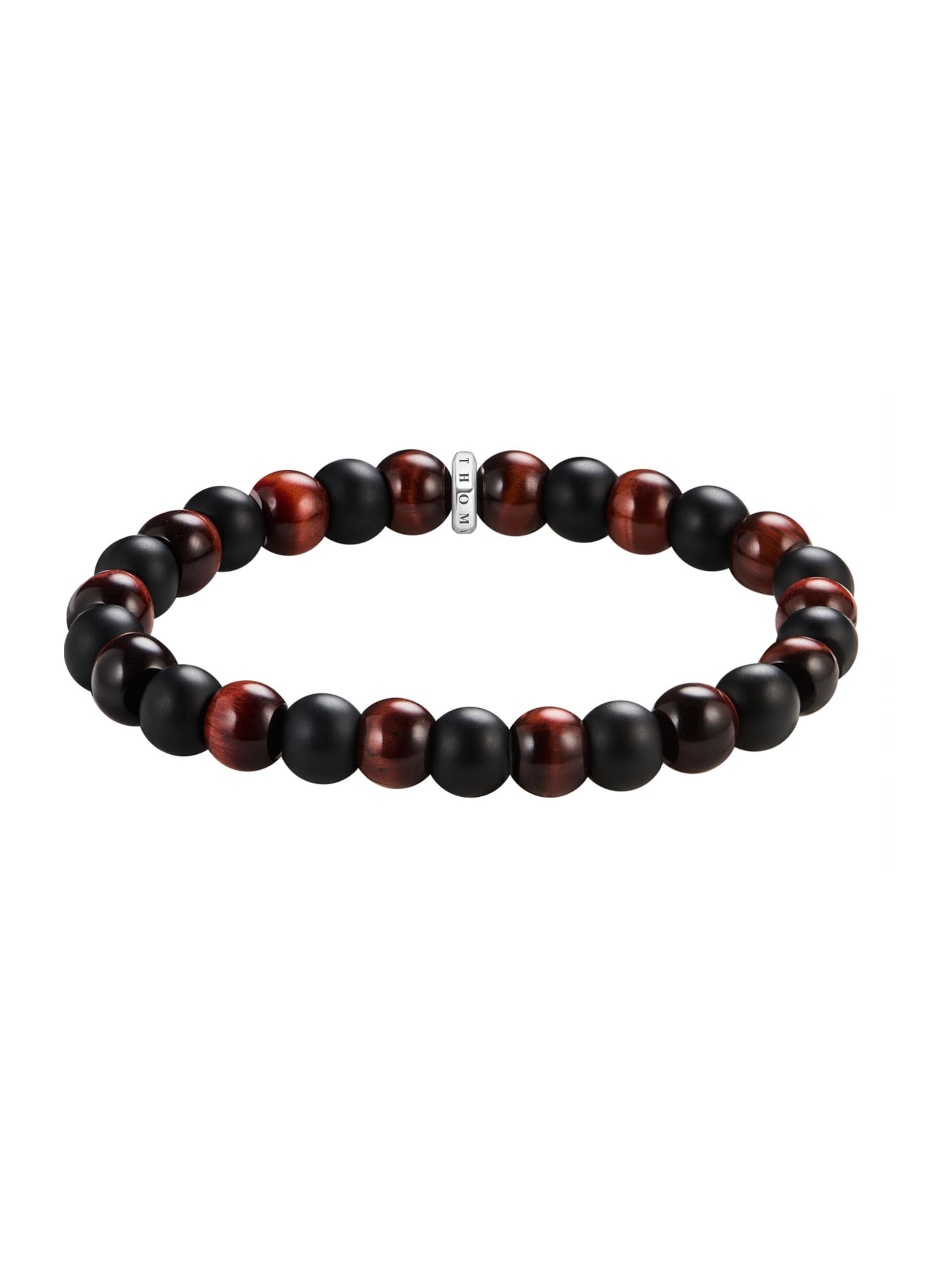 Thomas Sabo Armband in Schwarz: Vorderseite