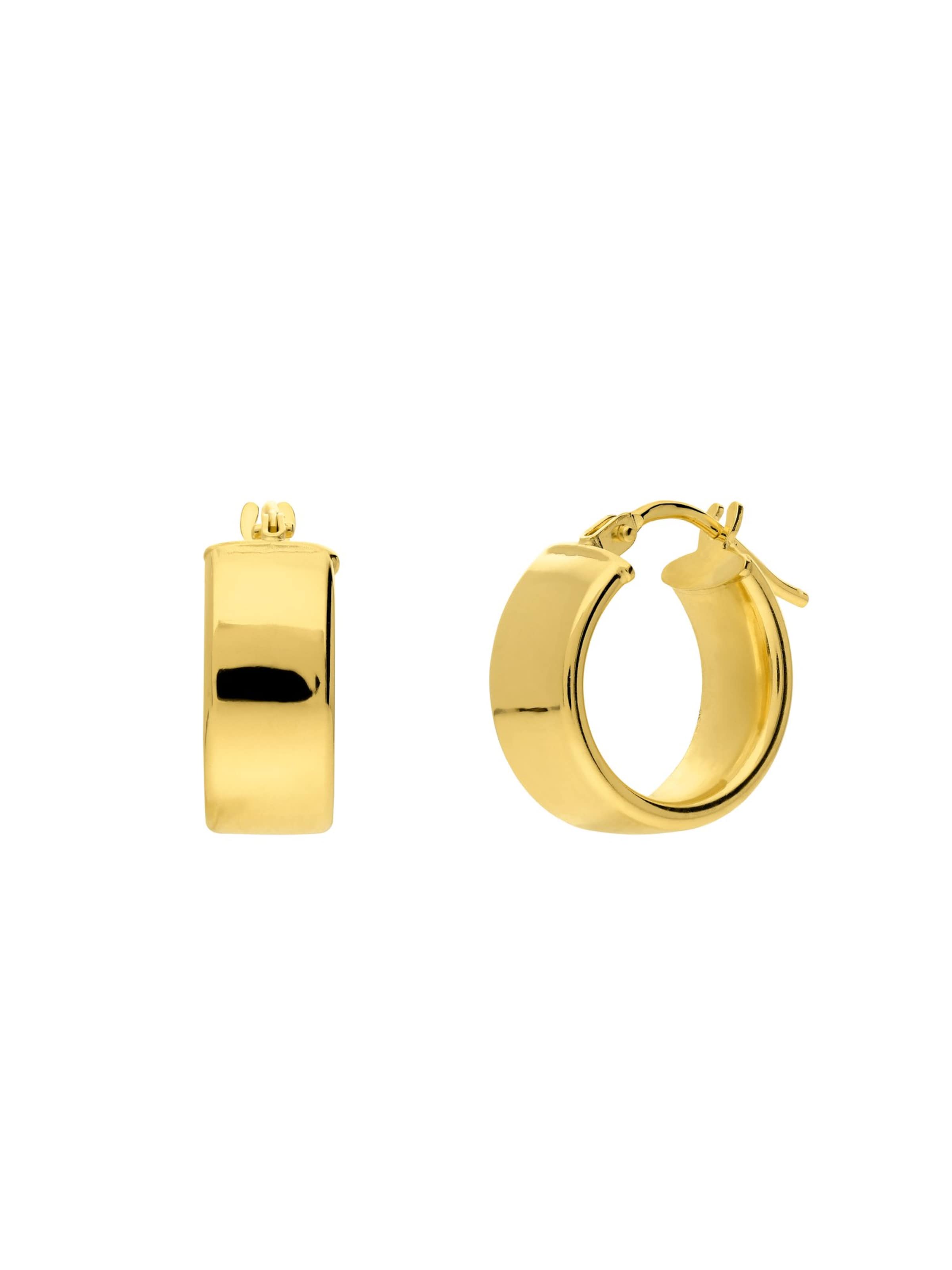 Boucles d'oreilles 'Statement' Lucardi en or : devant