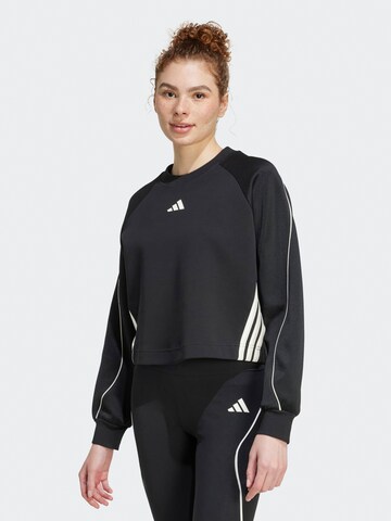 ADIDAS SPORTSWEAR Αθλητική μπλούζα φούτερ 'Stadiuum' σε μαύρο: μπροστά