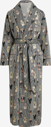 Polo Ralph Lauren Short Bathrobe ' Iconic Bear ' in L-XL in Grey / Mixed colors / White, Item view