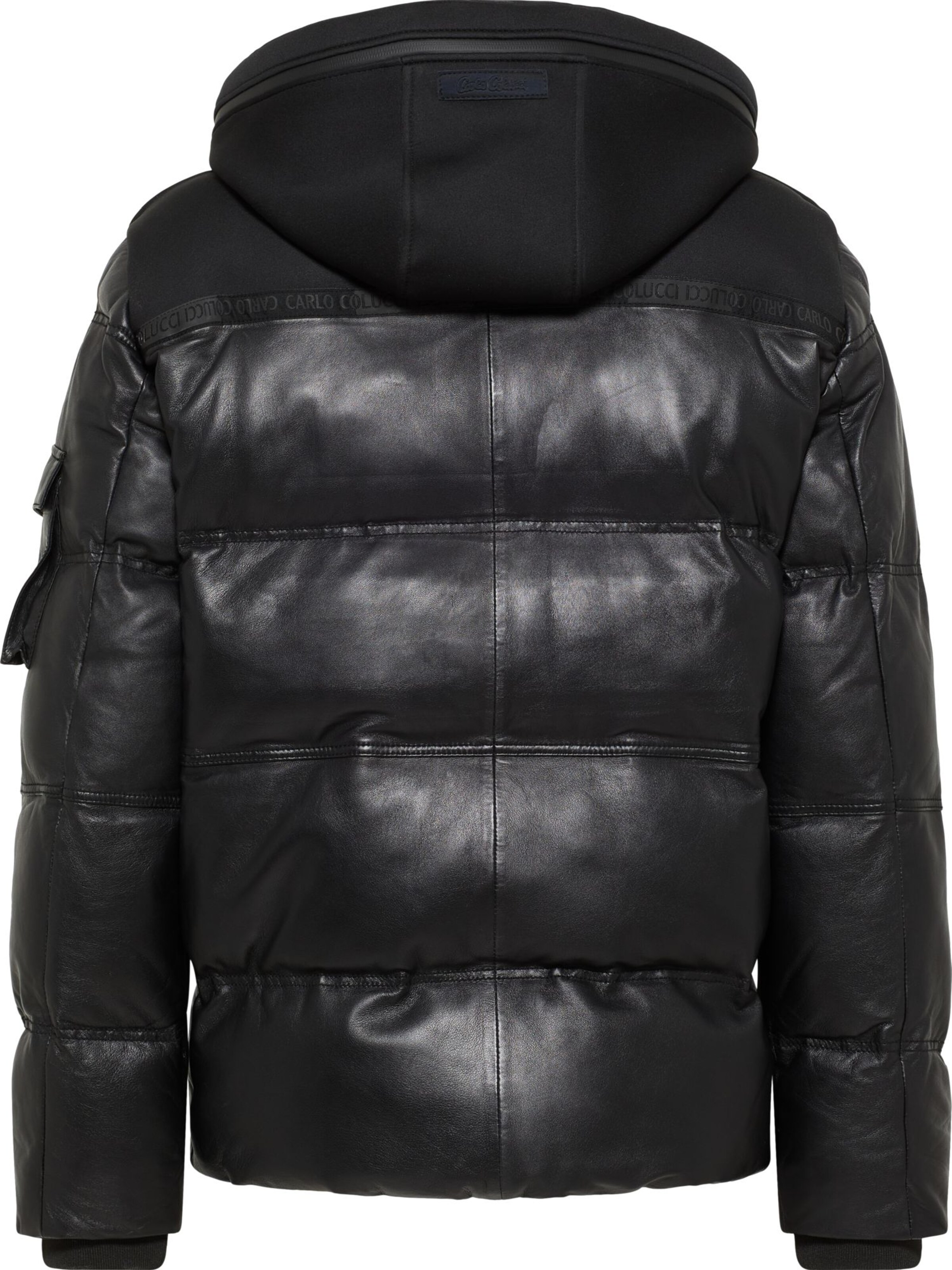 Veste d’hiver 'Facchinetti' Carlo Colucci en noir