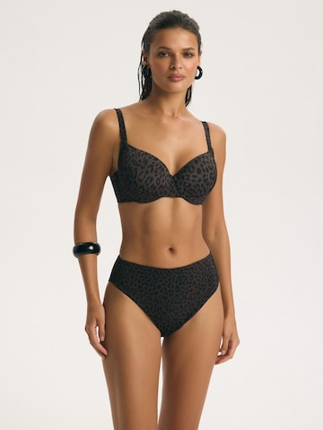 ESOTIQ Bikini bottom 'Bikini High Leg BASE, klassischer Schnitt' in Brown