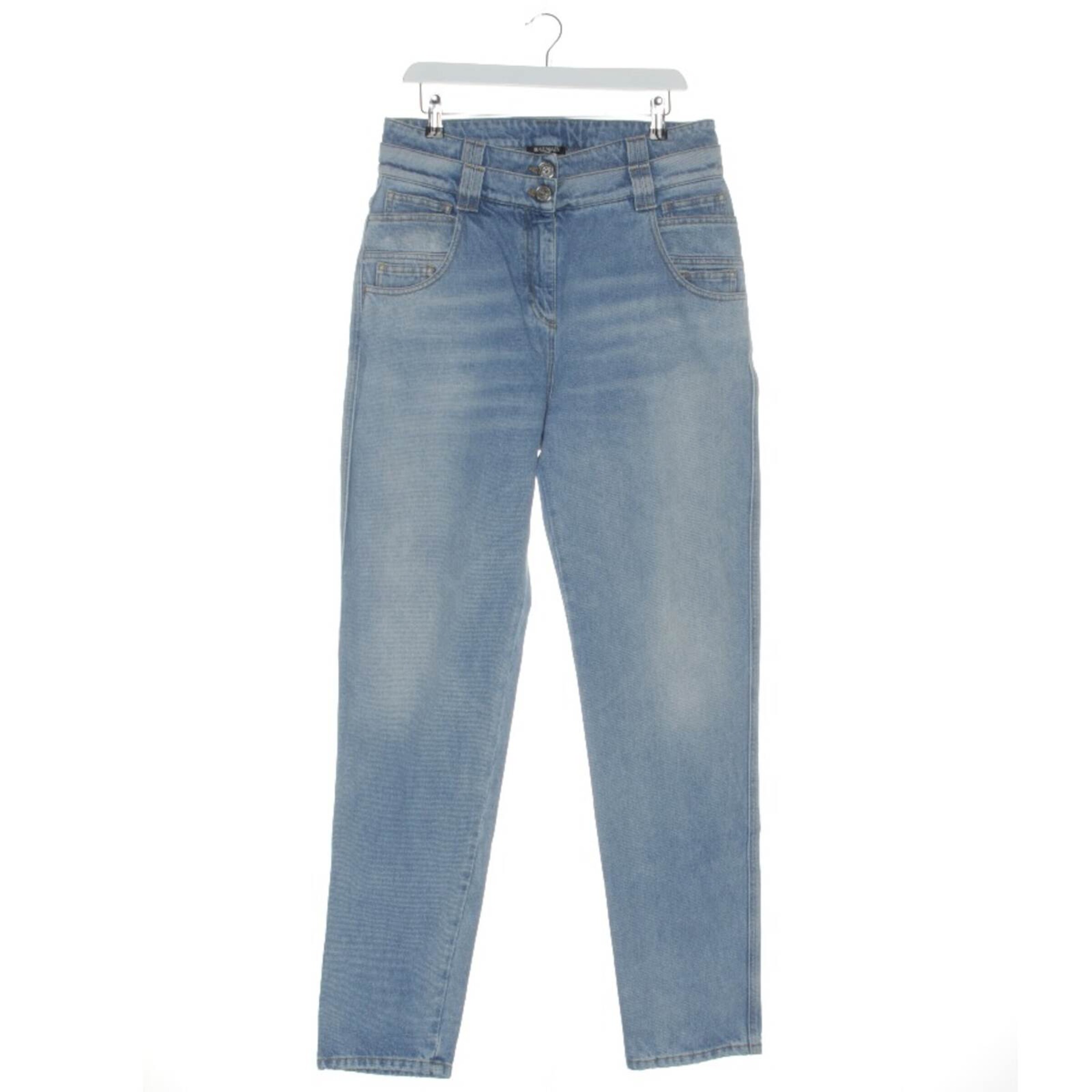 Balmain Jeans in 38 in Blue: front