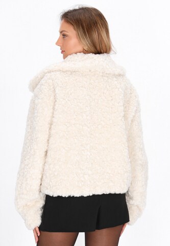 Veste mi-saison faina en blanc