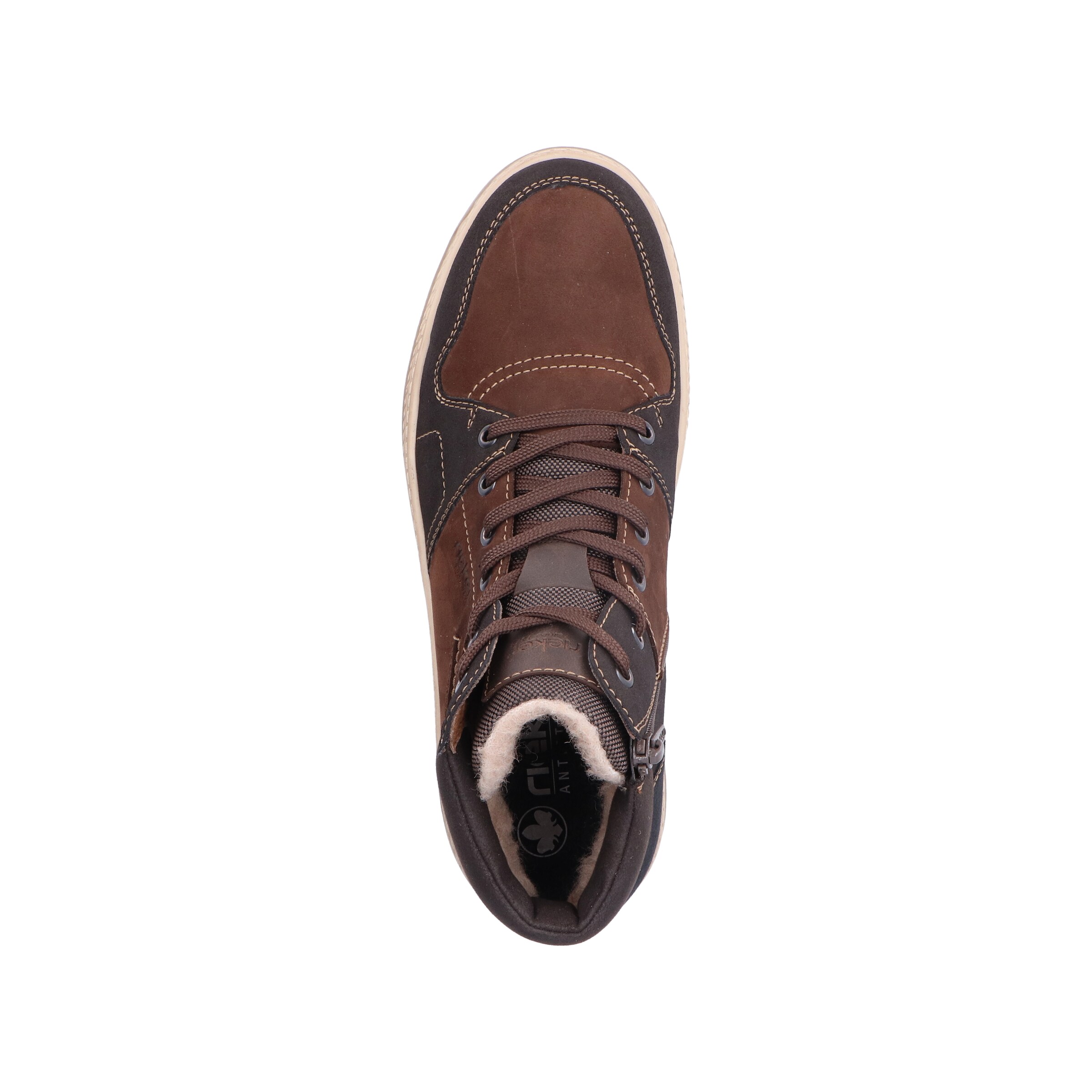 Bottines à lacets Rieker en marron