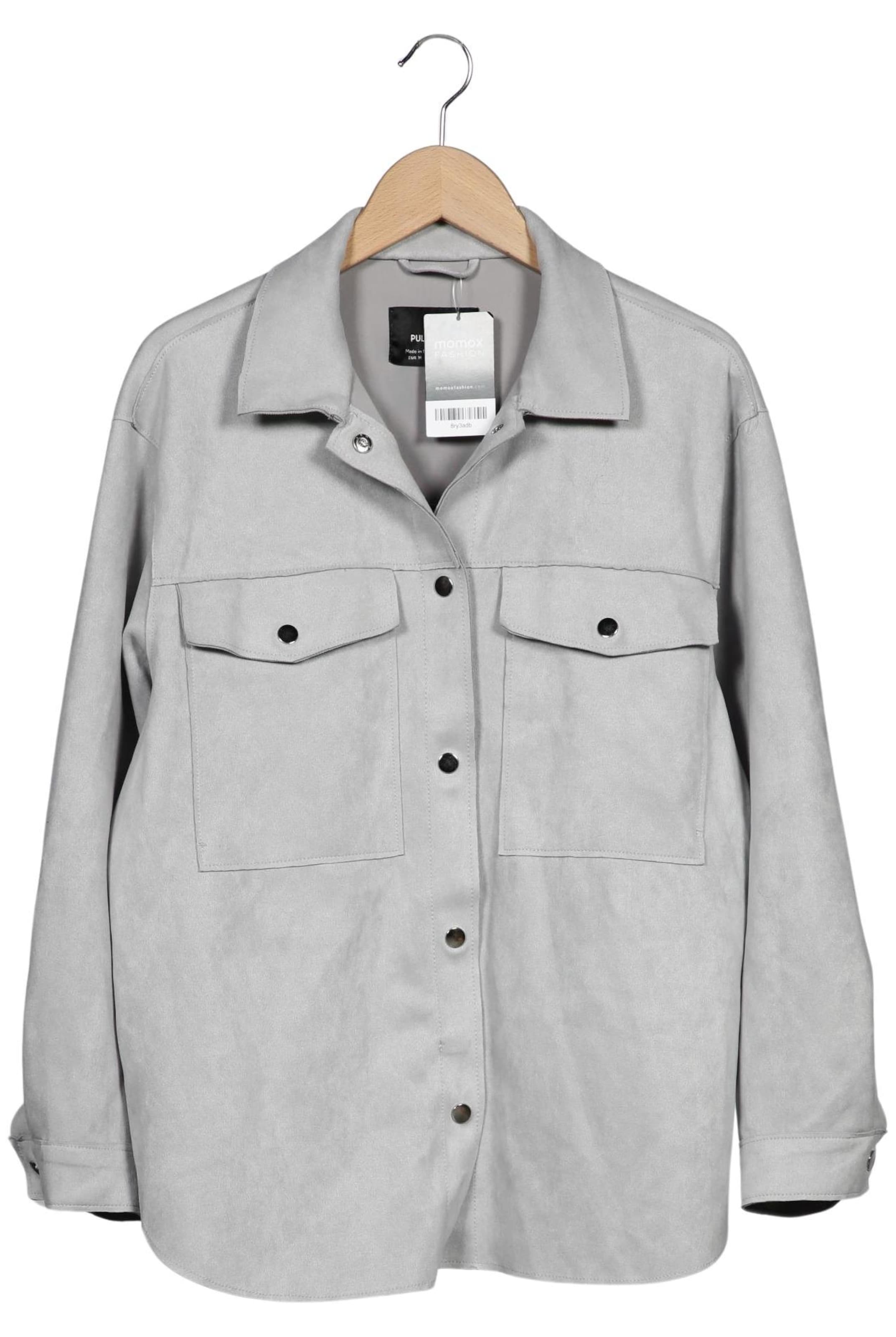 Pull&Bear Jacke M in Grau: Vorderseite