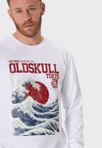 Oldskull Shirt 'Asian Big W' in Wit