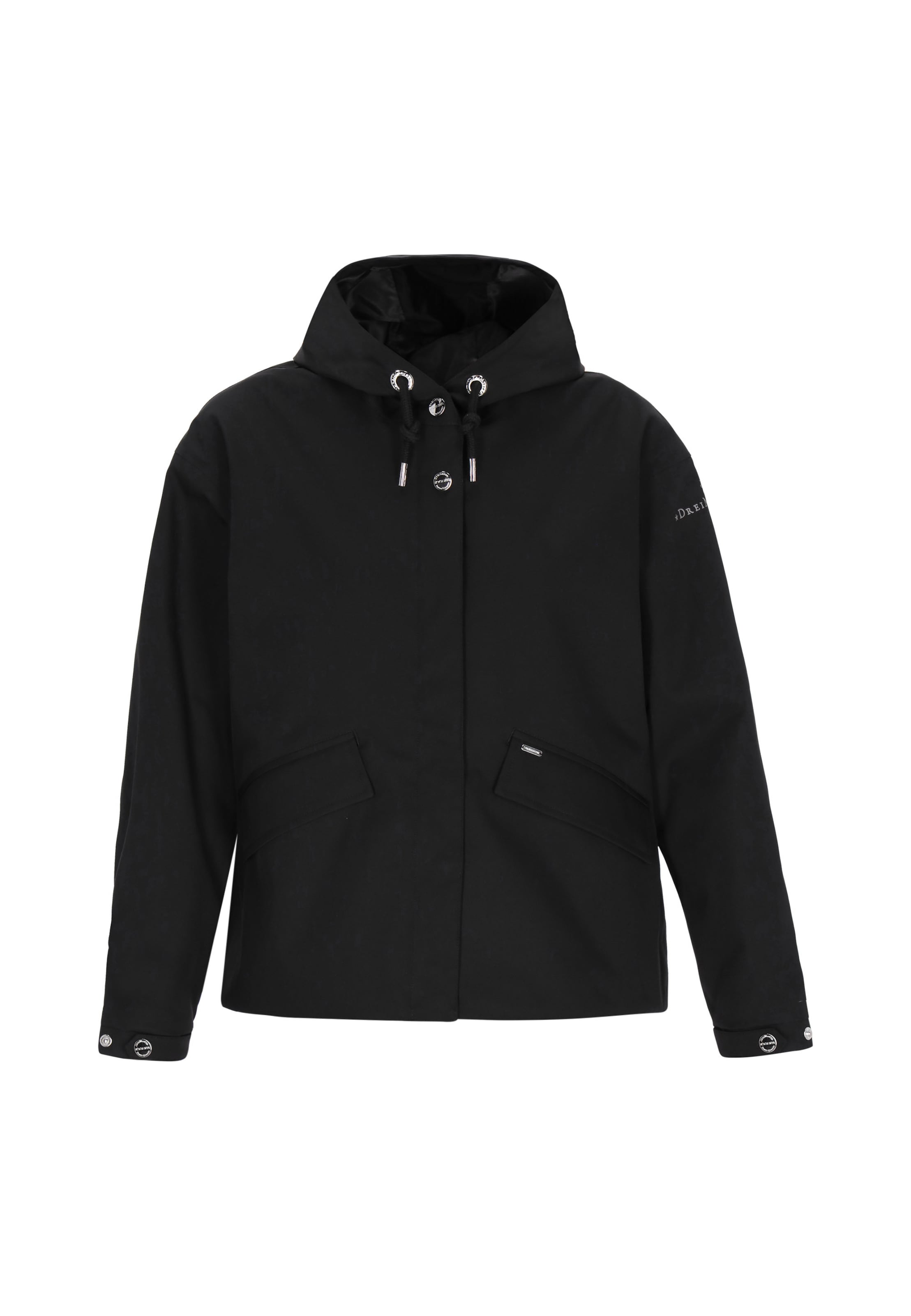 DreiMaster Klassik Between-season jacket in Black: front