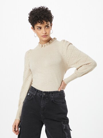 b.young Pullover 'NONINA' in Grau: Vorderseite