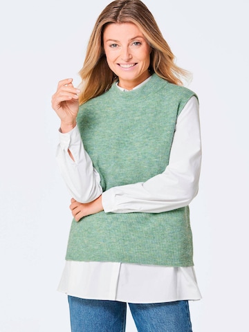 Goldner Knitted vest in Green: front