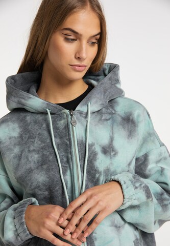 myMo ROCKS Sweatjacke in Blau