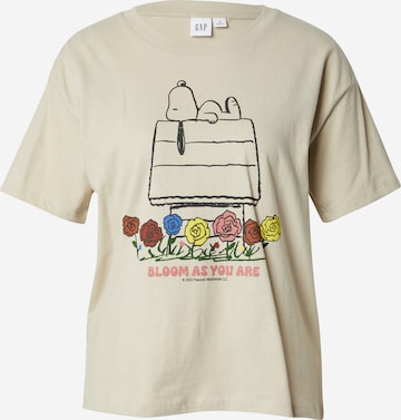 GAP T-Shirt in Beige: predná strana