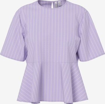 Chemisier PIECES en violet : devant