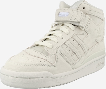 ADIDAS ORIGINALS Sneakers hoog 'Forum' in Grijs: voorkant