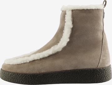 Baskets hautes 'YETI' Högl en beige : devant