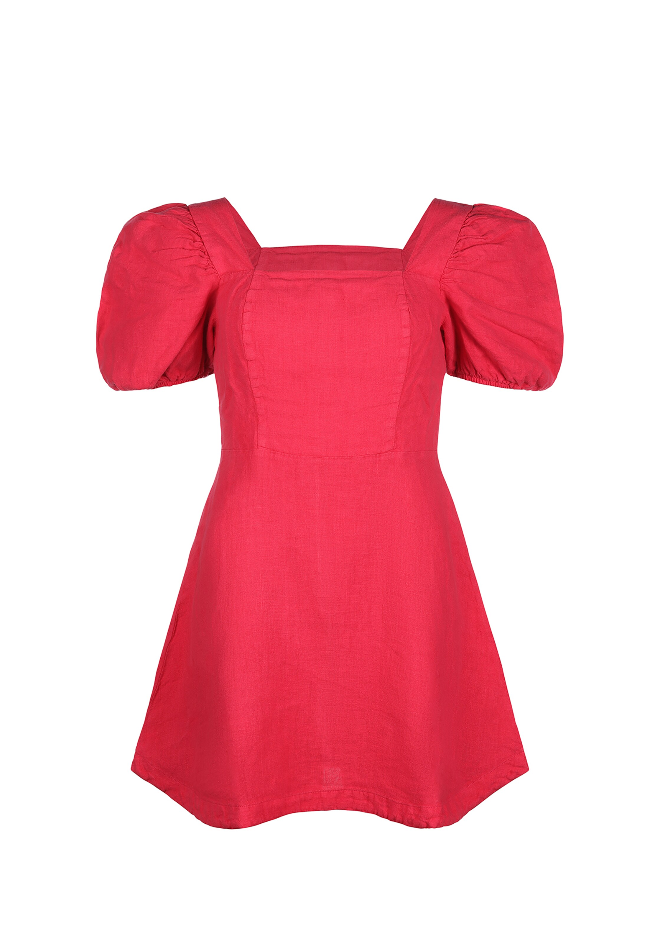 FRESHLIONS Sommerkleid 'Bella' in Rot: Vorderseite