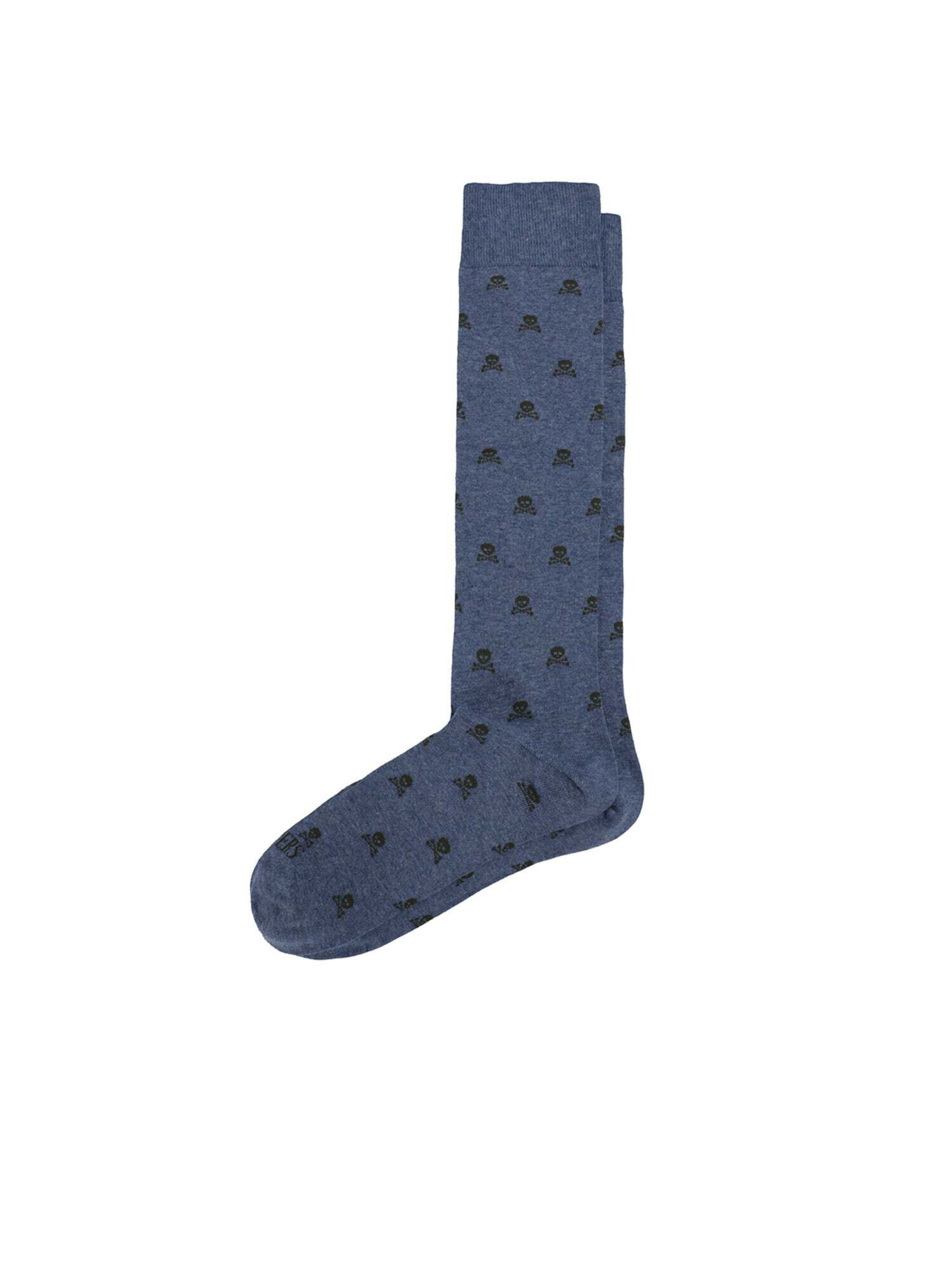 Chaussettes Scalpers en bleu : devant