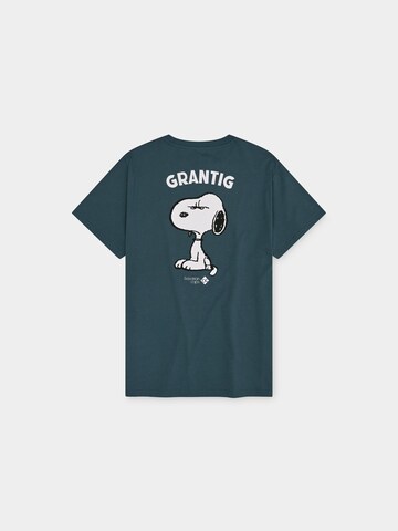 Bavarian Caps Shirt 'Grantler Klub: Snoopy' in Blue