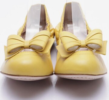 Miu Miu Flats & Loafers in 38 in Yellow