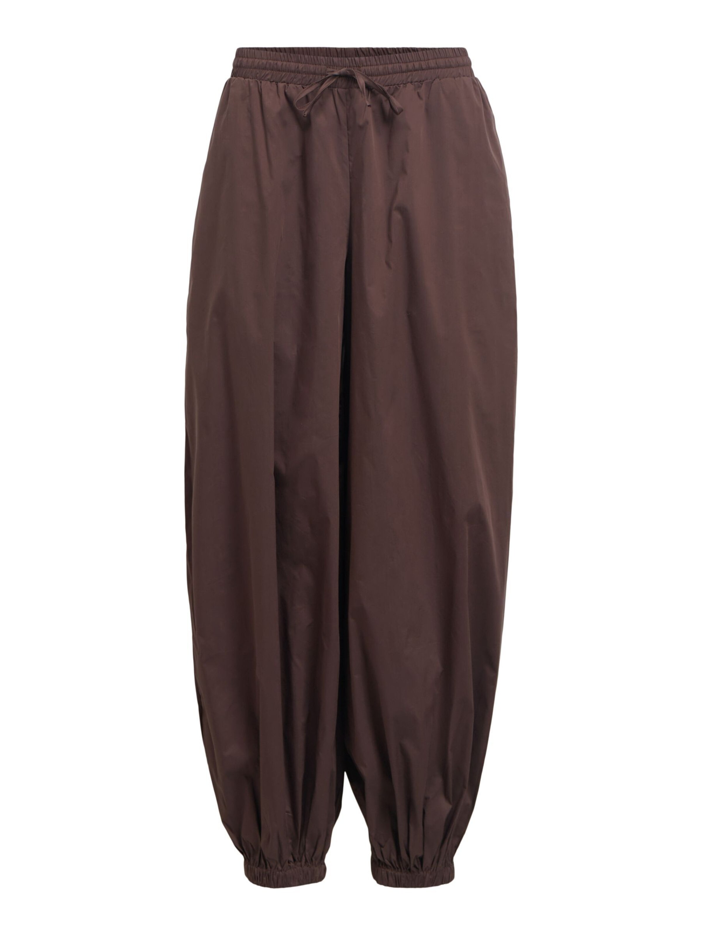 OBJECT - Tapered Pantalón 'OBJFIE' en marrón: frente