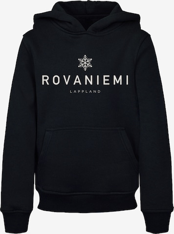 F4NT4STIC Sweatshirt 'Schneeflocke' in Zwart: voorkant