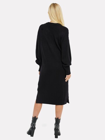 Threadbare Knit dress 'Harley' in Black
