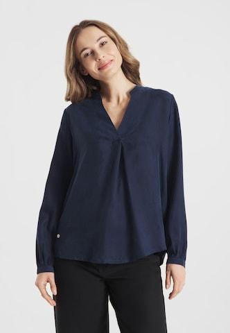 Frieda & Freddies NY Blouse in Blue: front