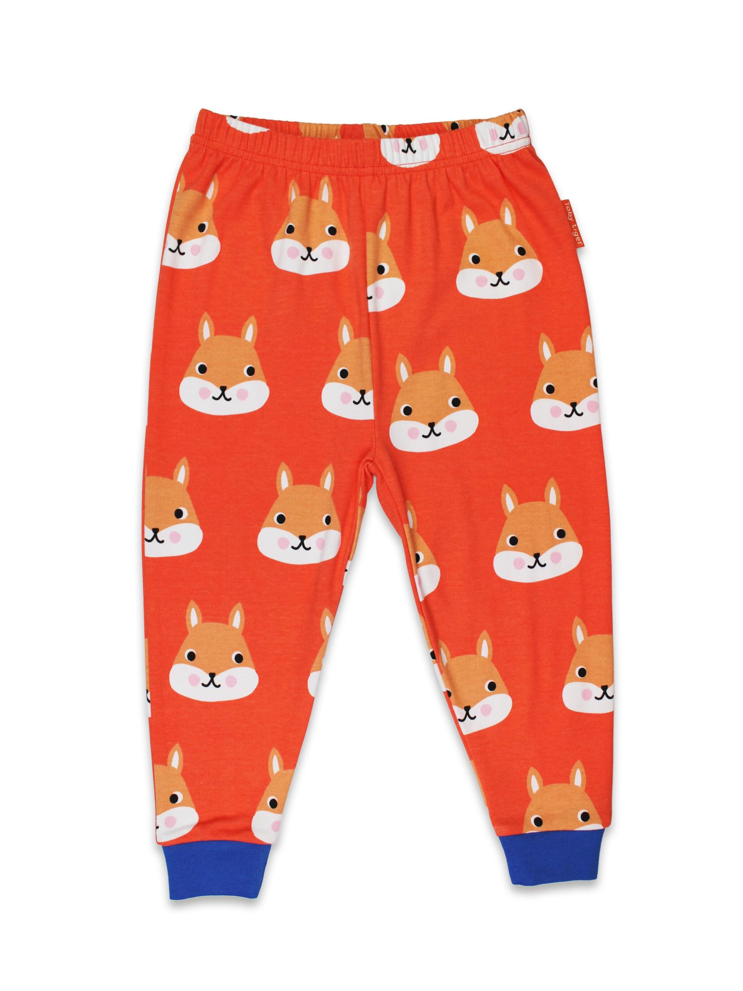Toby Tiger Pajamas 'Eichhörnchen' in Orange